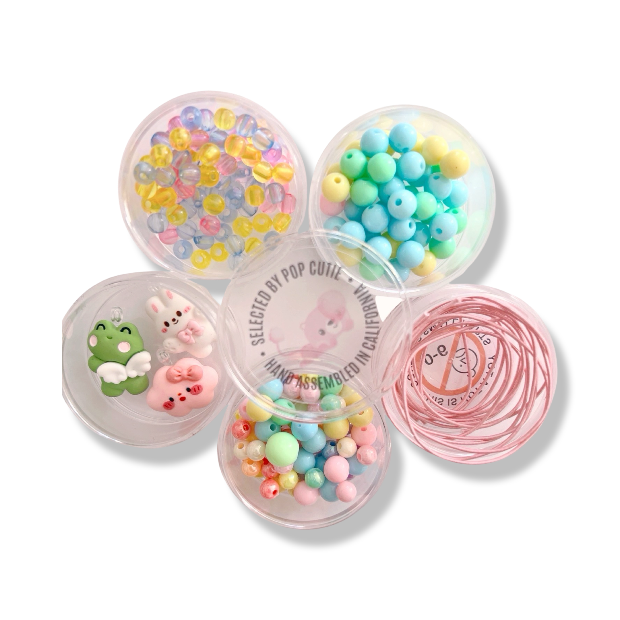 Pop Cutie Accessories & Gifts – wholesale DIY Jewellery – Child – Kawaii DeLuxe Kids DIY Necklaces Gift Set (Makes 3 pcs) Kit2