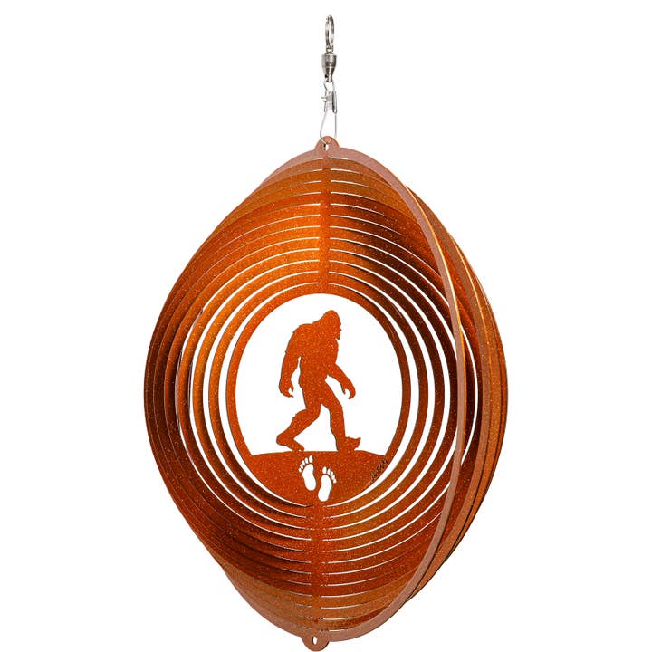 SWEN Products - Wholesale Windspinner/windspel - BIGFOOT SASQUATCH Cirkel Swirly metalen windspinner