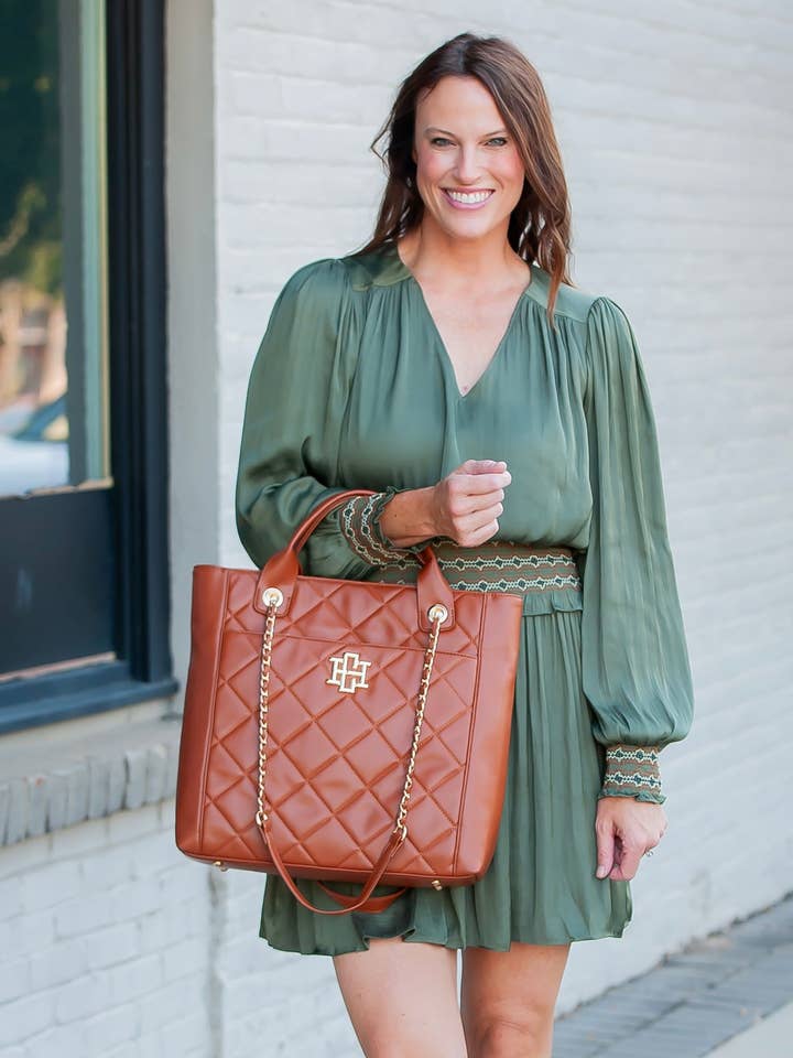 Kinzley Tote Saddle LD for wholesale by Caroline Hill