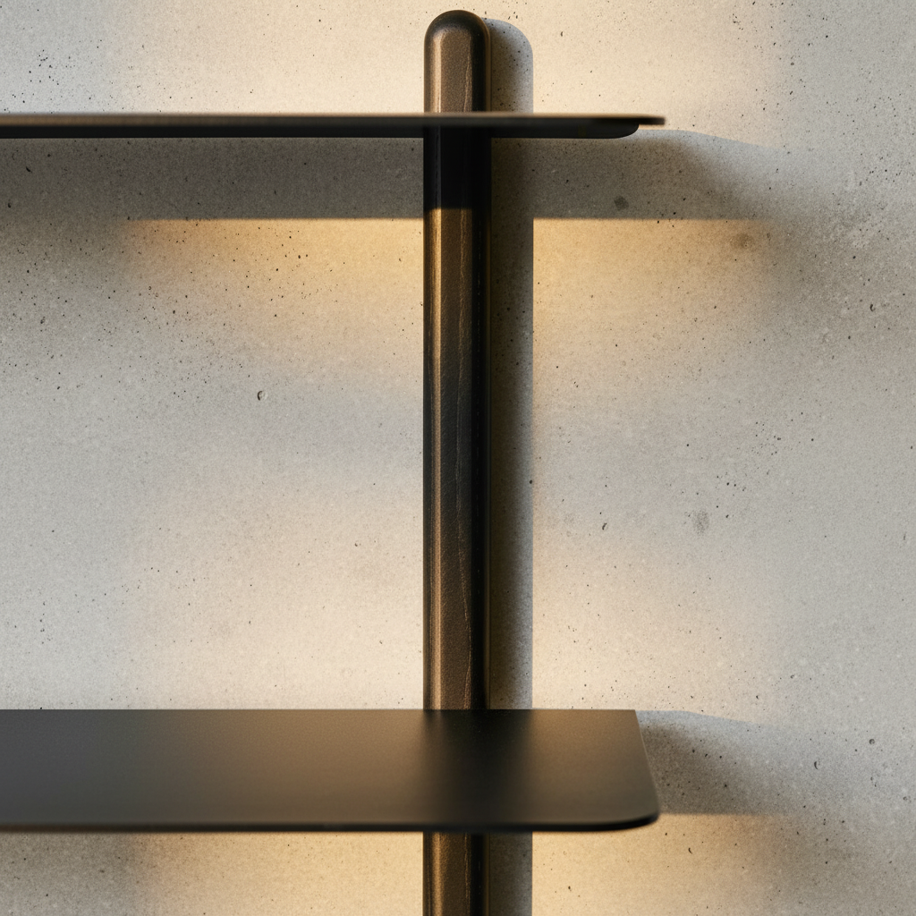 Studio Nordhaven - Wholesale Wall Mounted Shelf - NIVO Shelf Small B - black ash/black5