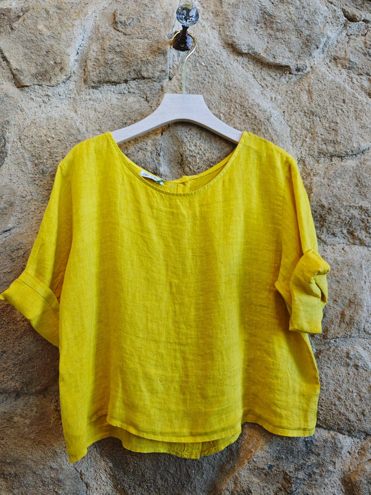 Linen & More – Engroshandel Bluse - Dame – Basic kort bluse i 100 % hør7