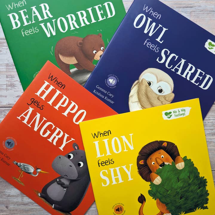 Robert Frederick Ltd – wholesale Bok - Barn – Jag och mina känslor Storybook-samling - Fyra bildböcker för att hjälpa barn att förstå känslor
