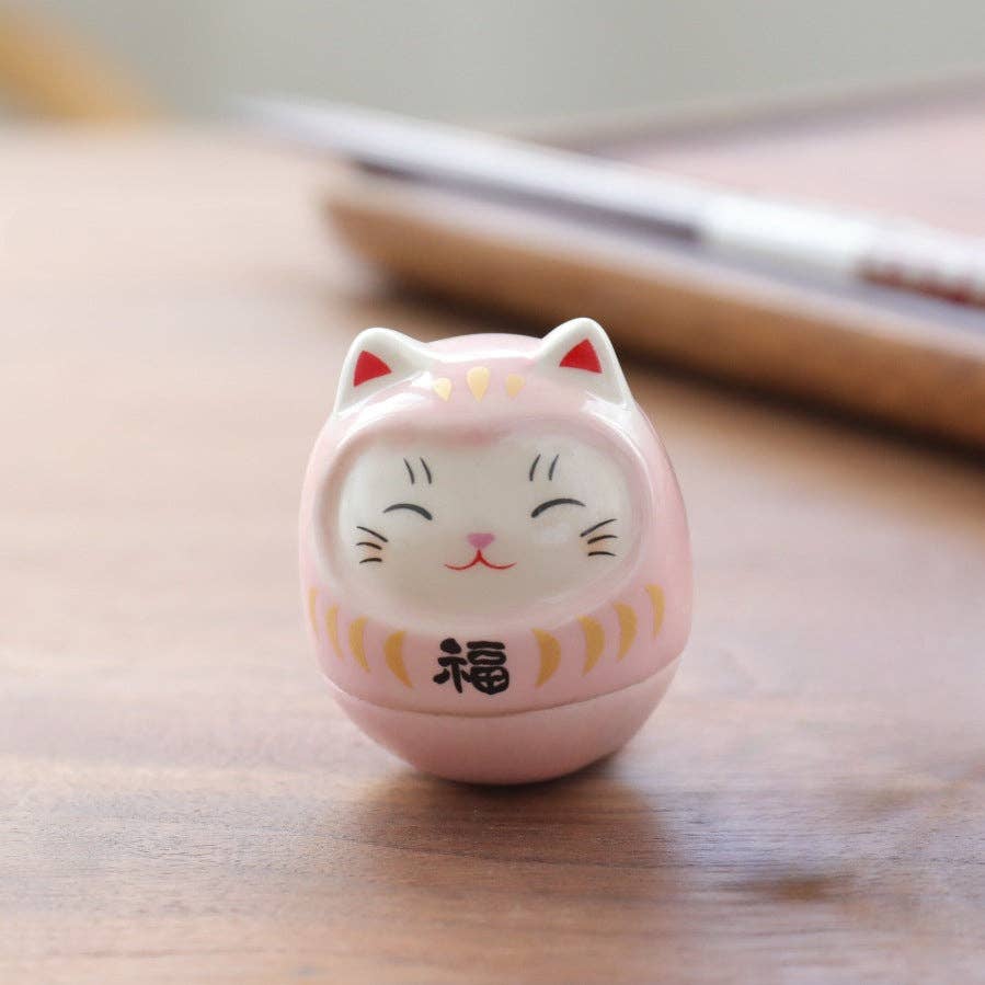 Gohobi （We cover U.S. import duties） - Wholesale Decorative Figurine - Gohobi Handmade Ceramic Lucky Cat Ornament Tumbler3