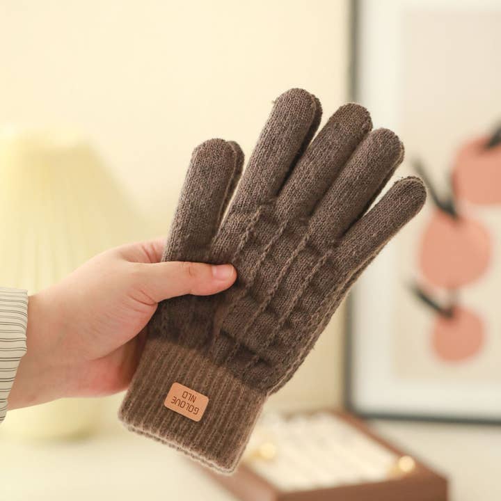 MKS America - Wholesale Gloves - Women's - Contrast Color Touchscreen Knit Gloves2