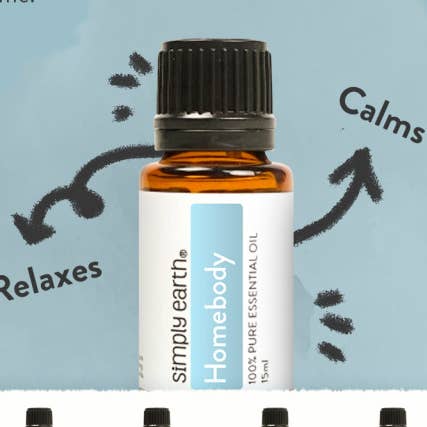 Homebody Essential Oil Blend for wholesale by Simply Earth