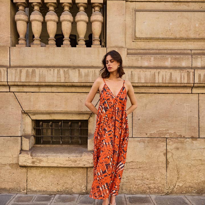 Vestido largo acampanado de algodón - Orice y otras tendencias de Resultados para orion tabacos al por mayor. Devoluciones gratuitas y condiciones de pago a 60 días en Faire en Faire.