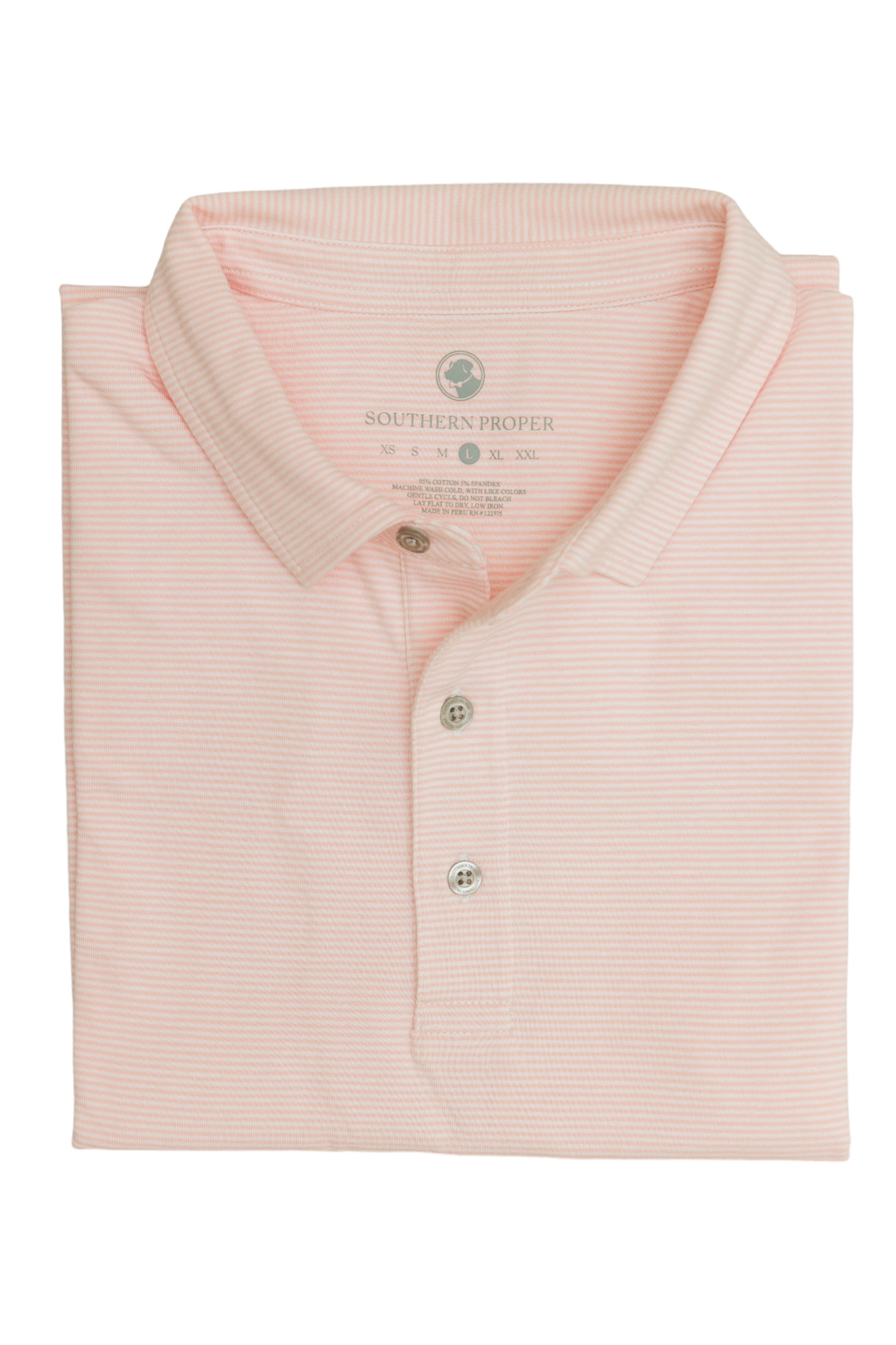 Southern Proper - Wholesale Polo - Men's - Tensaw Stripe Polo0