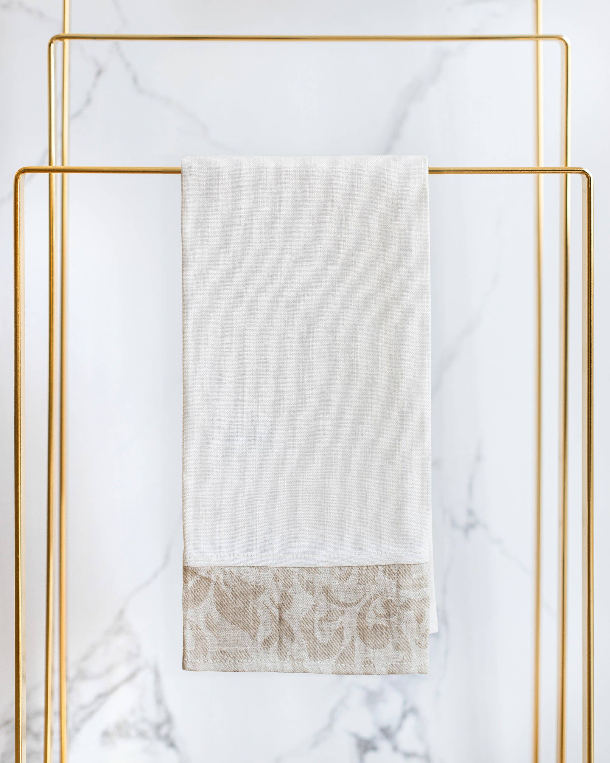 Linen Way Inc. - Wholesale Hand Towel - Foliage Linen Guest Towels - Available in 5 Colors, Set of 60