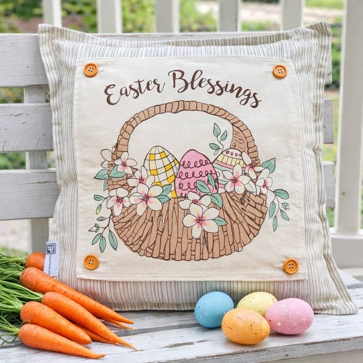 PillowPanels - Wholesale Throw/Decorative Pillow - SQUARE PILLOW ONLY: (with insert) SQUARE TICKING PILLOW12