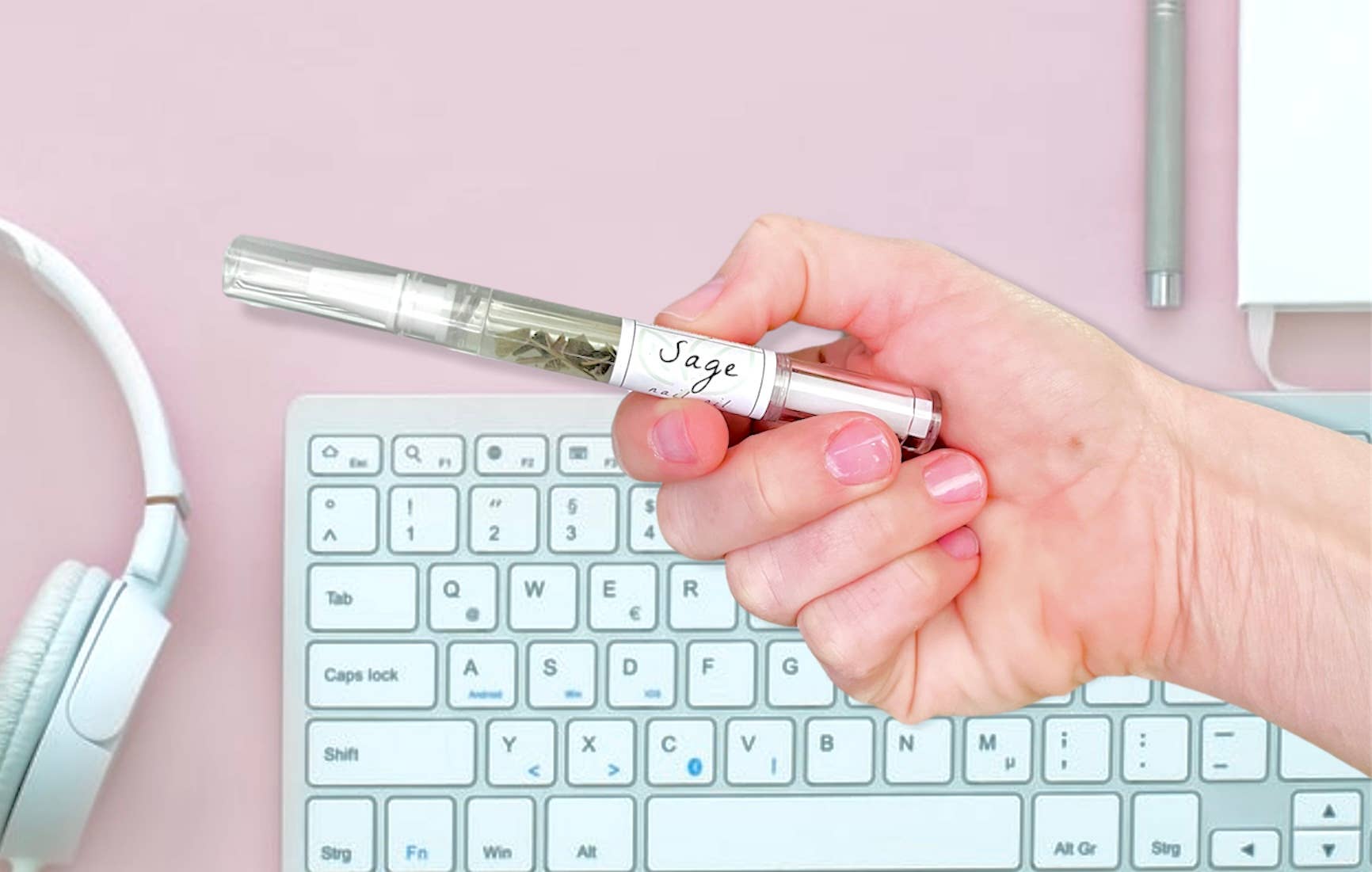 Greenmade goods - Wholesale Cuticle Oil - Sage Cuticle Oil Nail Pen1