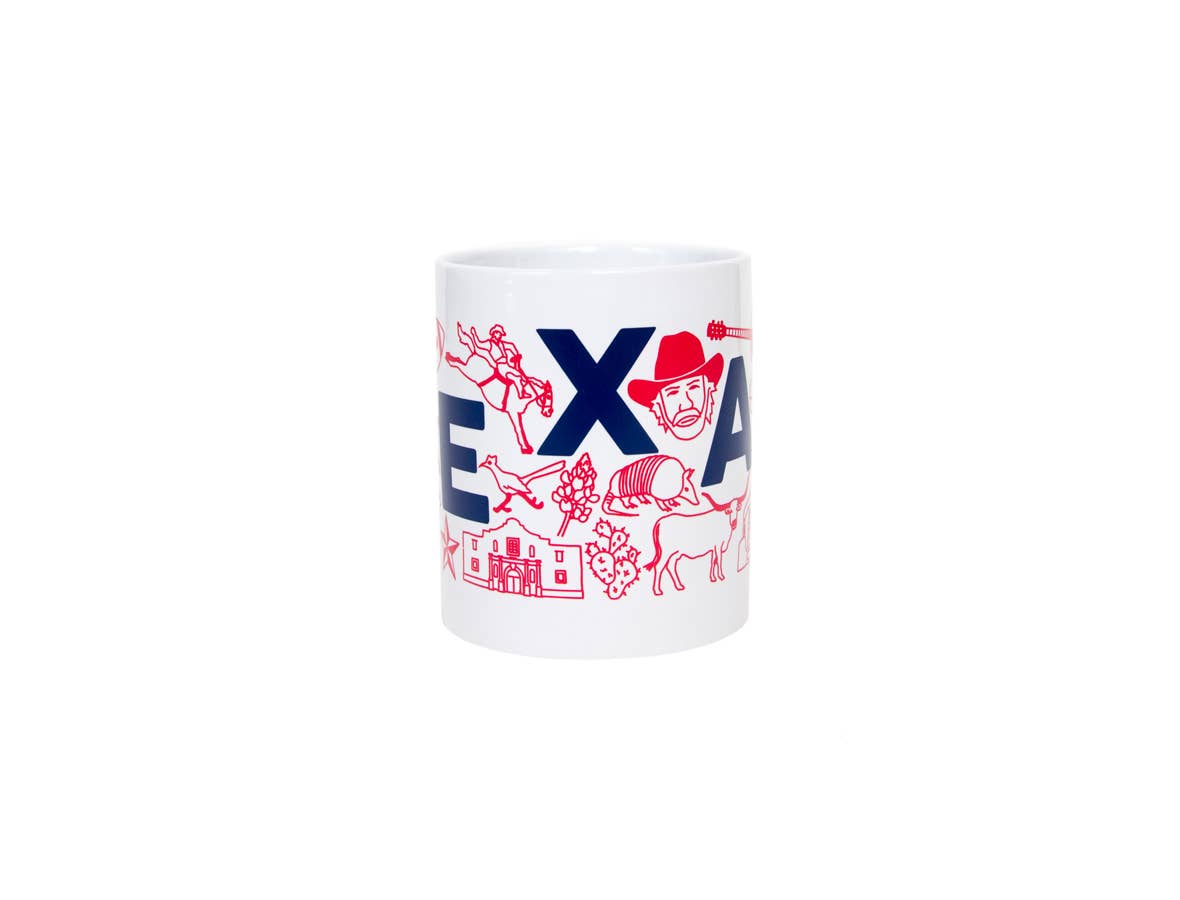 Maptote - Wholesale Coffee Mug - Texas 11oz Ceramic Coffee Mug1