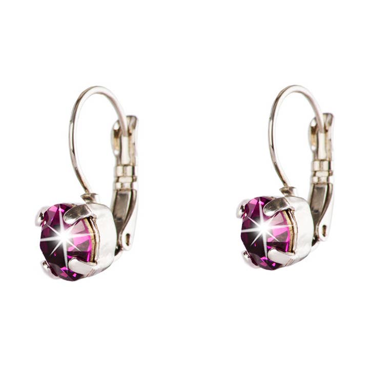 FÄRGSTENÖRHÄNGEN MED BYGELKROK för wholesale av Destellos Mediterranean Jewels