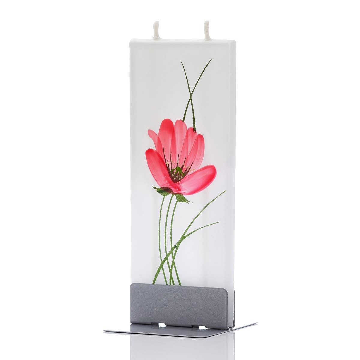 Flatyz Candles - Wholesale Pillar Candle - Flat Handmade Candle-Poppy 20