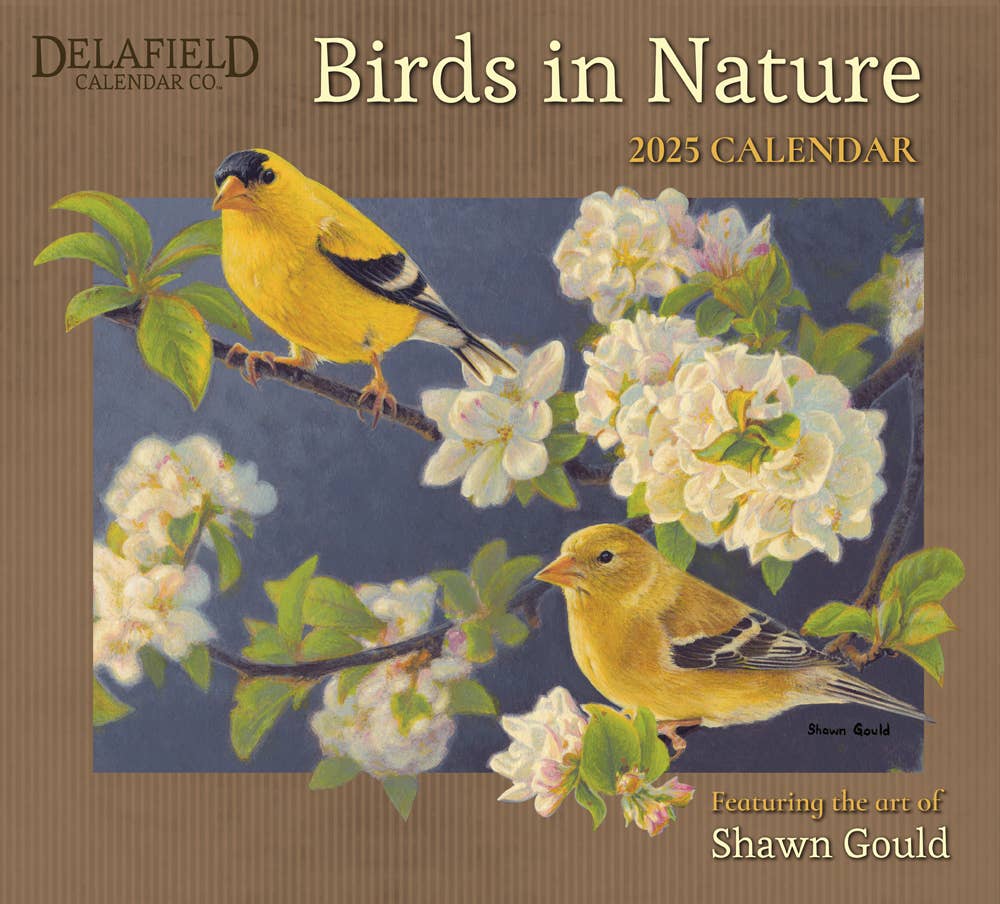 DELAFIELD CALENDARS by Robert Lang Co. - Wholesale Calendar - CAL-2025 BIRDS IN NATURE0