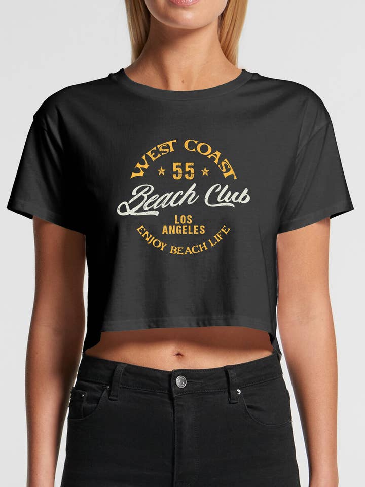 PINK NABI – wholesale T-shirts med screentryck – Dam – Grafisk kort topp - Västkustens strandklubb5