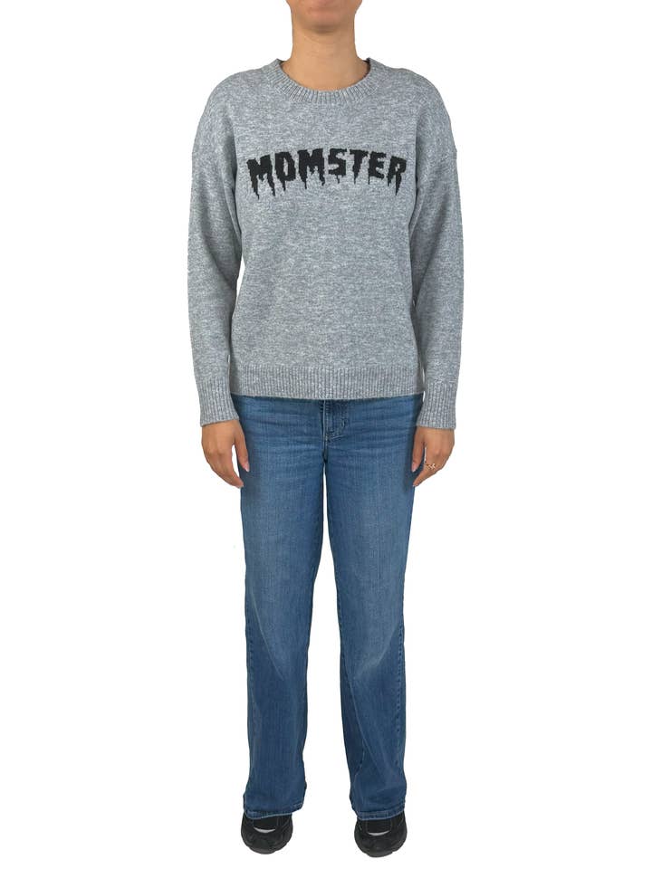 NS2135-H - - Long Sleeve Momster Sweater A3612 for wholesale by K & C Clothing, Inc.