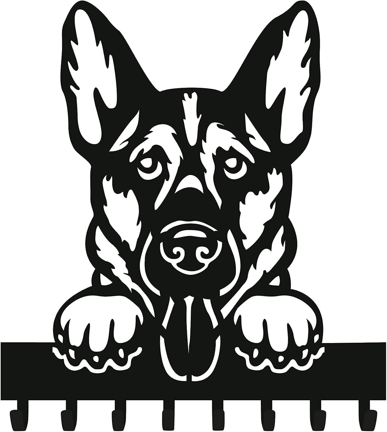 Store and Design – Großhandel Wandhaken – Wandhaken Hund - Deutscher Schäferhund0