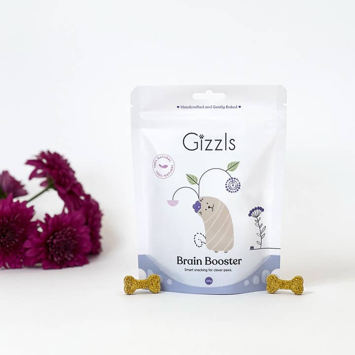 Gizzls – wholesale Pet treats – Dog – Gizzls Brain Booster Dog Treats (for small dogs)1