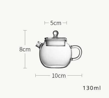 Gohobi （We cover U.S. import duties） - Wholesale Tea Pot - Gohobi Glass Small Teapot / Tea Tray10