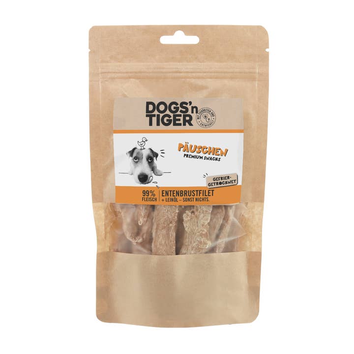 Dogs'n Tiger Adult Breaks Dog Snacks Duck for wholesale by Dogs’n Tiger