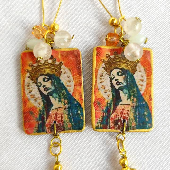 Wild & Free - Vendita all'ingrosso Orecchini pendenti - Orecchini Madonna in stile vintage anni '20 fatti a mano