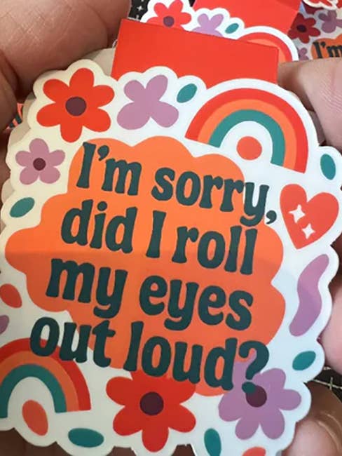 Förlåt, rullade jag med ögonen högt Magnetiskt Bokmärke för wholesale av Print Shop Designs