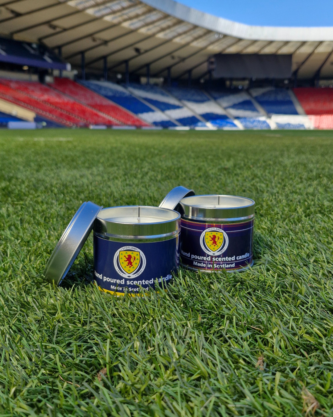 The Stirling Candle Company – wholesale Travel candles – Official Scotland National Football Team Travel Tin Candle4