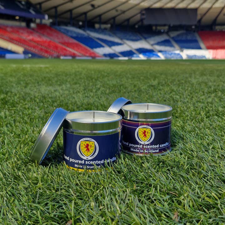 The Stirling Candle Company – wholesale Travel candles – Official Scotland National Football Team Travel Tin Candle4
