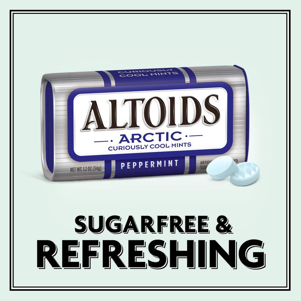 Snacky Candy - Wholesale Mints - Altoids Arctic Peppermint 1.2 oz 8 count1