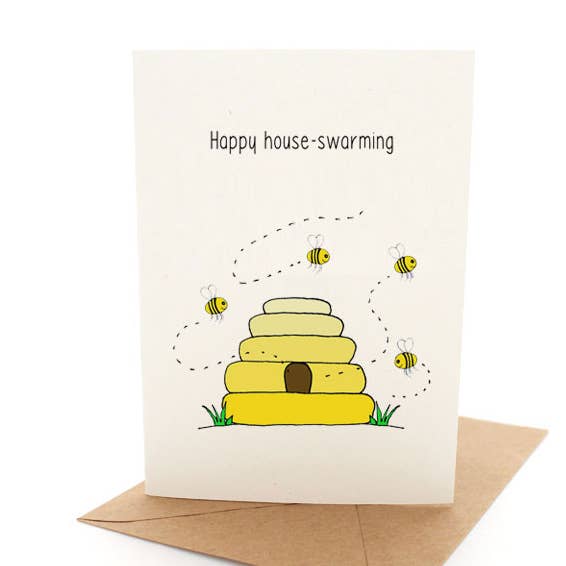 Punny House Warming - Greeting Card for wholesale by Pleasant Tree