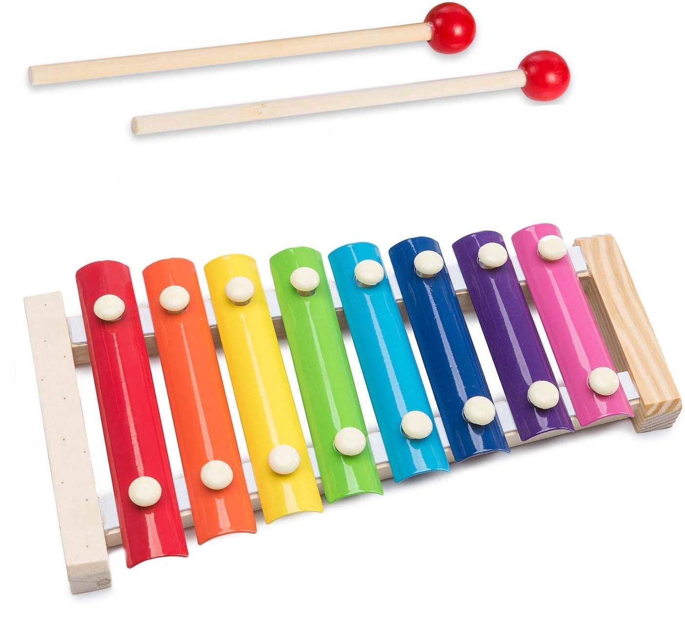 NHP International - Wholesale Musical Toy - Kids & Baby - Kids toys - Multi colour wooden with metal xylophones7