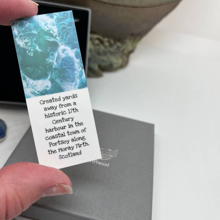 Dreams in Driftwood - Wholesale Pendant/Charm Necklace - Ocean Blue necklace | water Droplets | Scottish gifts3