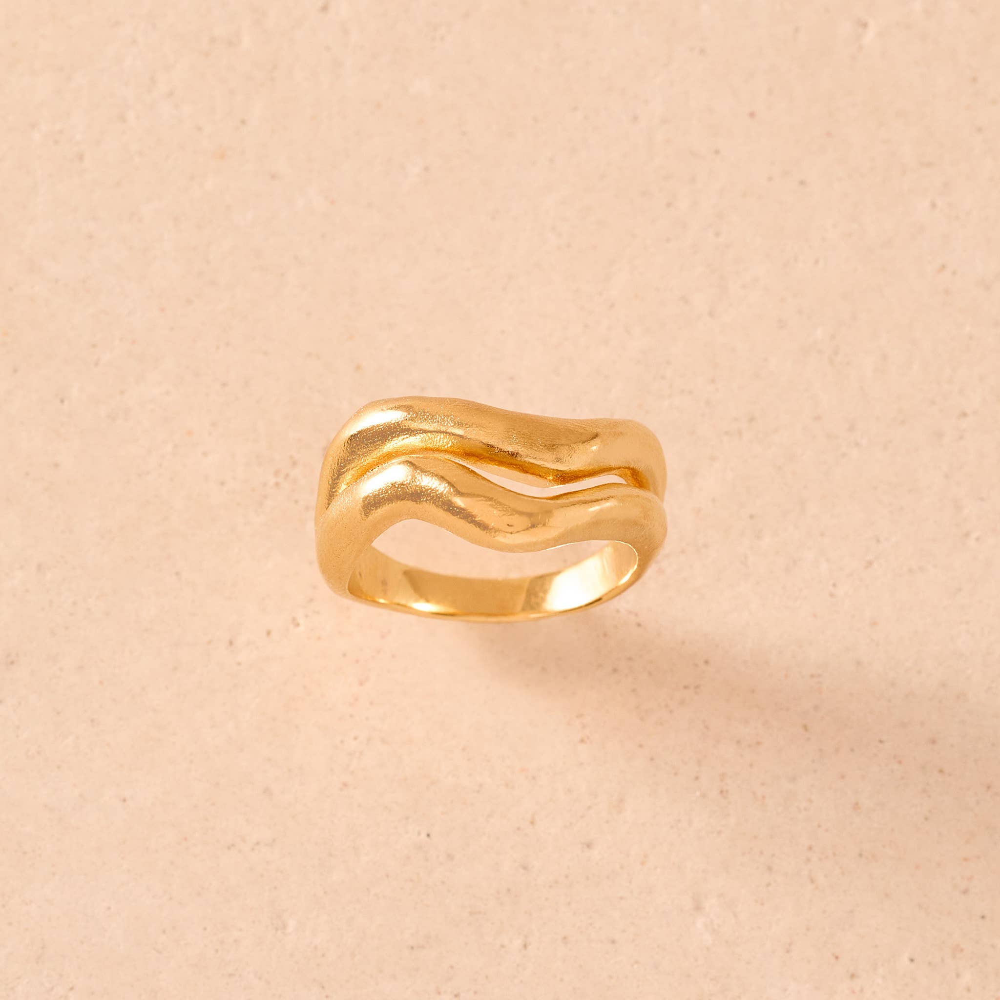 Agapée Jewelry - Vente Anneau/bague à empiler - Bague Ondea | Bijou en or, cadeau waterproof0