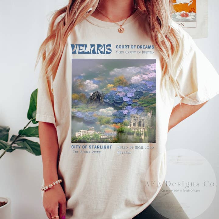 Velaris City of Starlight Shirt ACOTAR T-shirt A Court of Thorns and Roses Night Court Shirt Book Lover Tee Gift for Bookish for wholesale by AFAdesignsCo