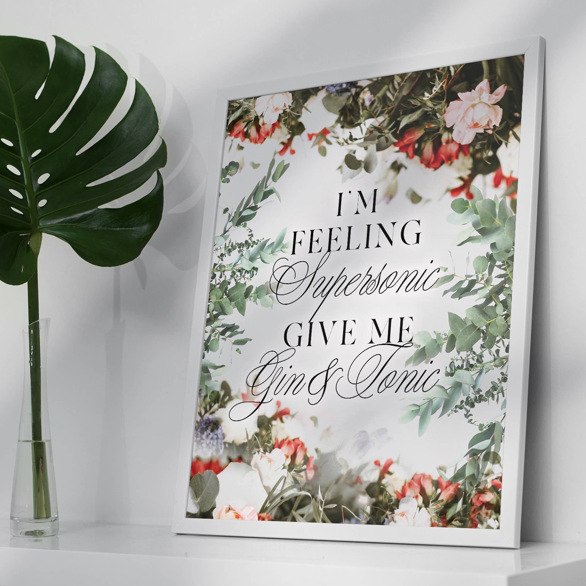 Ink & Drop – wholesale Art print – Supersonic Gin & Tonic Lyrics Print4