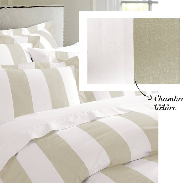 Rans Oxford Stripe Quilt Cover for wholesale by Rans