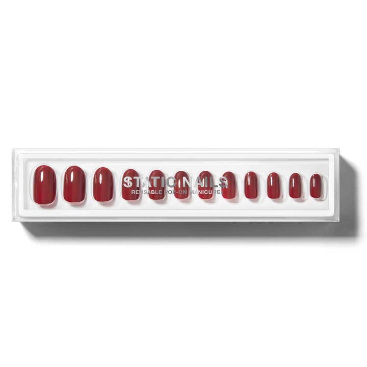 Static Nails - Wholesale Press-On/Fake Nails - CHERRY LIQUOR ROUND