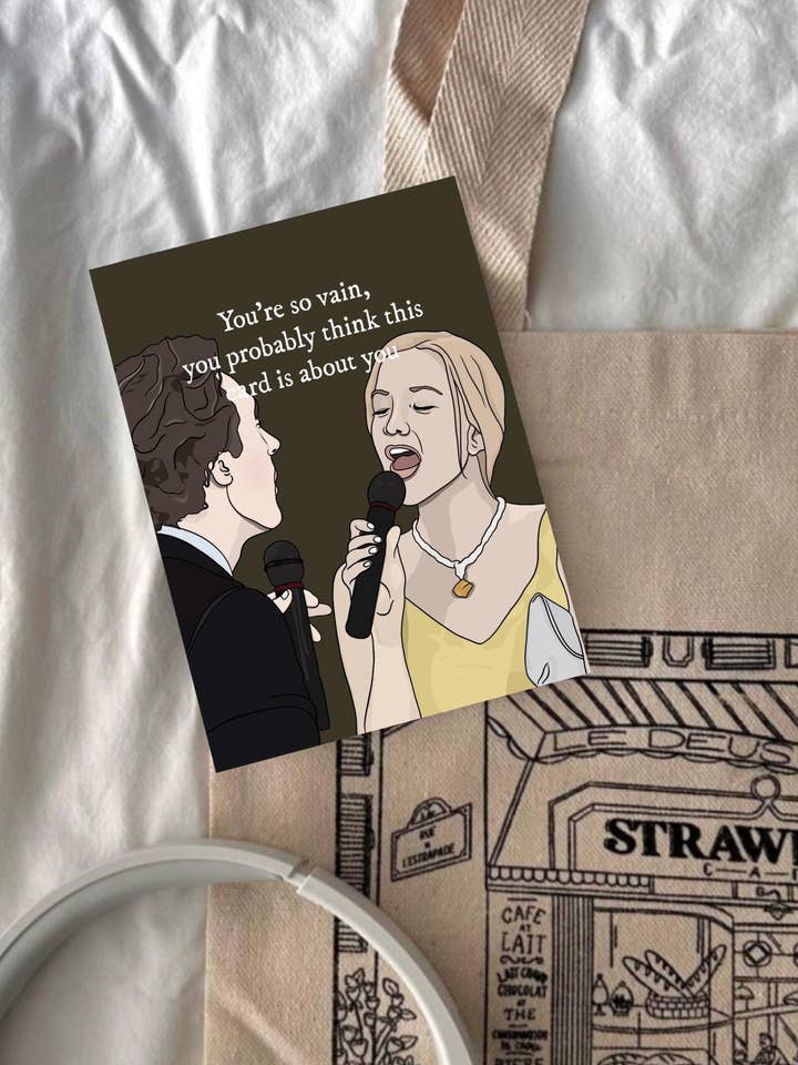 You're so Vain Card for wholesale by Sundae Cards