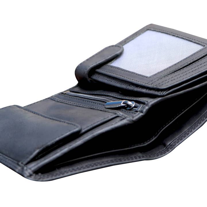 Greenwood - Wholesale Wallet - Unisex - Ben men's RFID protection leather wallet for women2