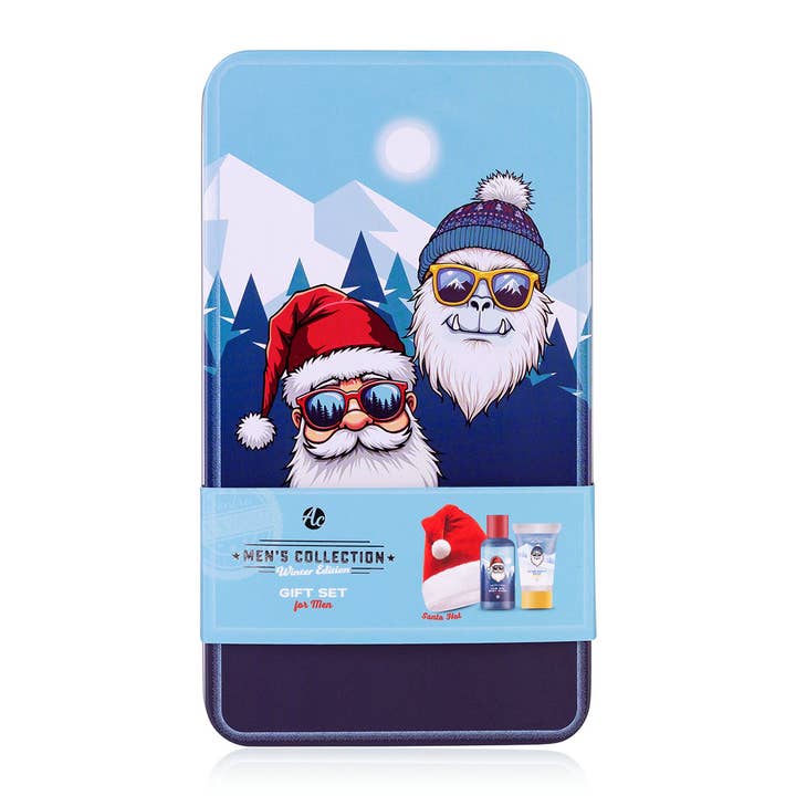 Geschenkset MEN'S COLLECTION WINTER Iced Pine & Amber Blik voor wholesale door Accentra