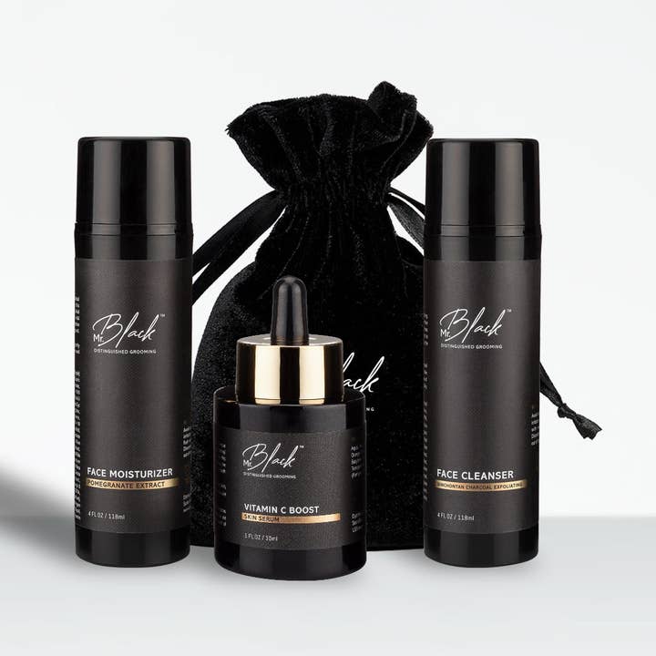 Das Essentials Hautpflegeset für den Großhandel von Mr. Black