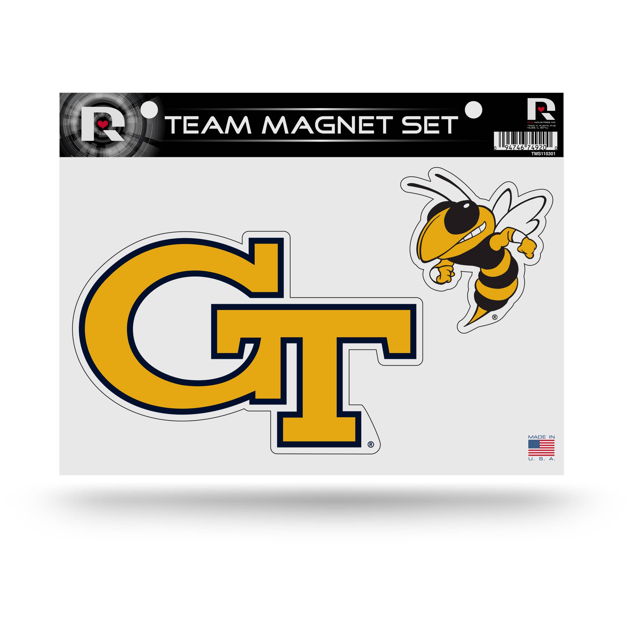 Rico Industries - Wholesale Magnet - Georgia Tech Team Magnet Set0