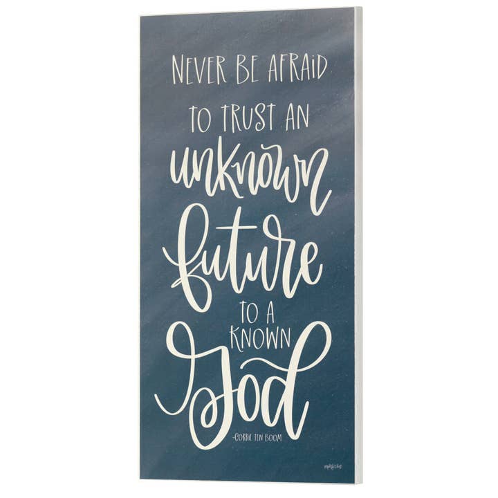 Wall Décor Known God Never Be Afraid for wholesale by Dicksons