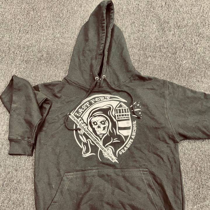 Black Last Port Hoodie - Small for wholesale by Granite Anchor