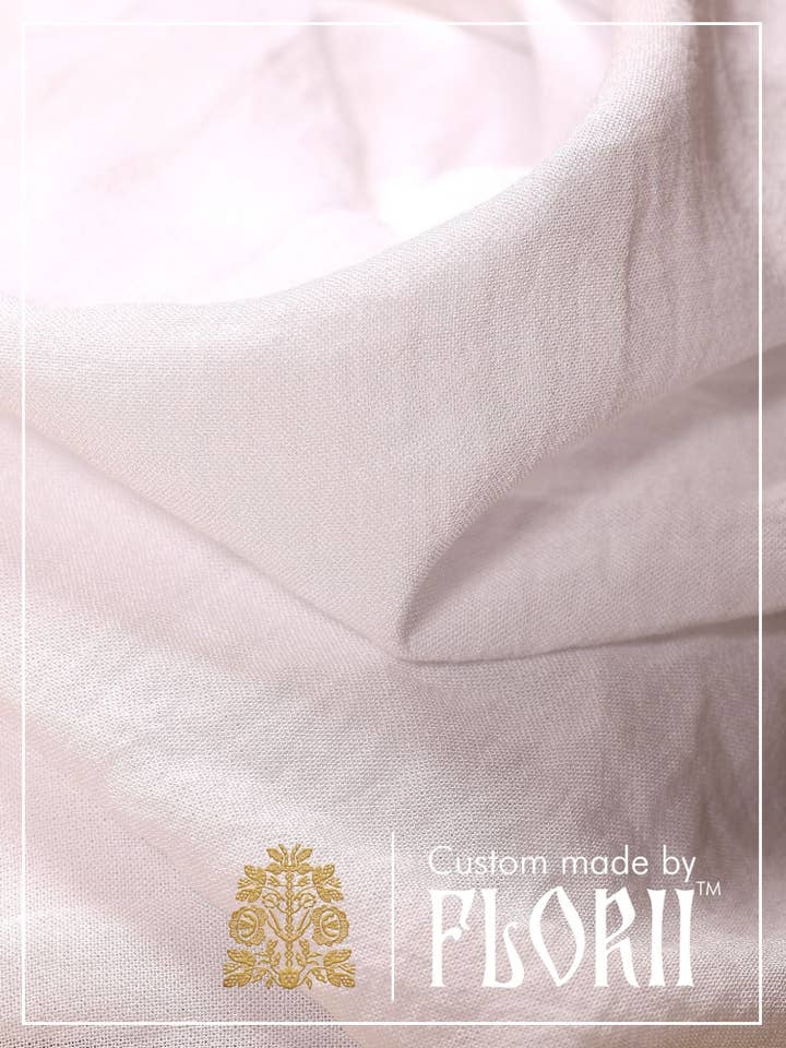 Blouse Sibiu - Tissu de couleur blanche pour la vente par FLORII