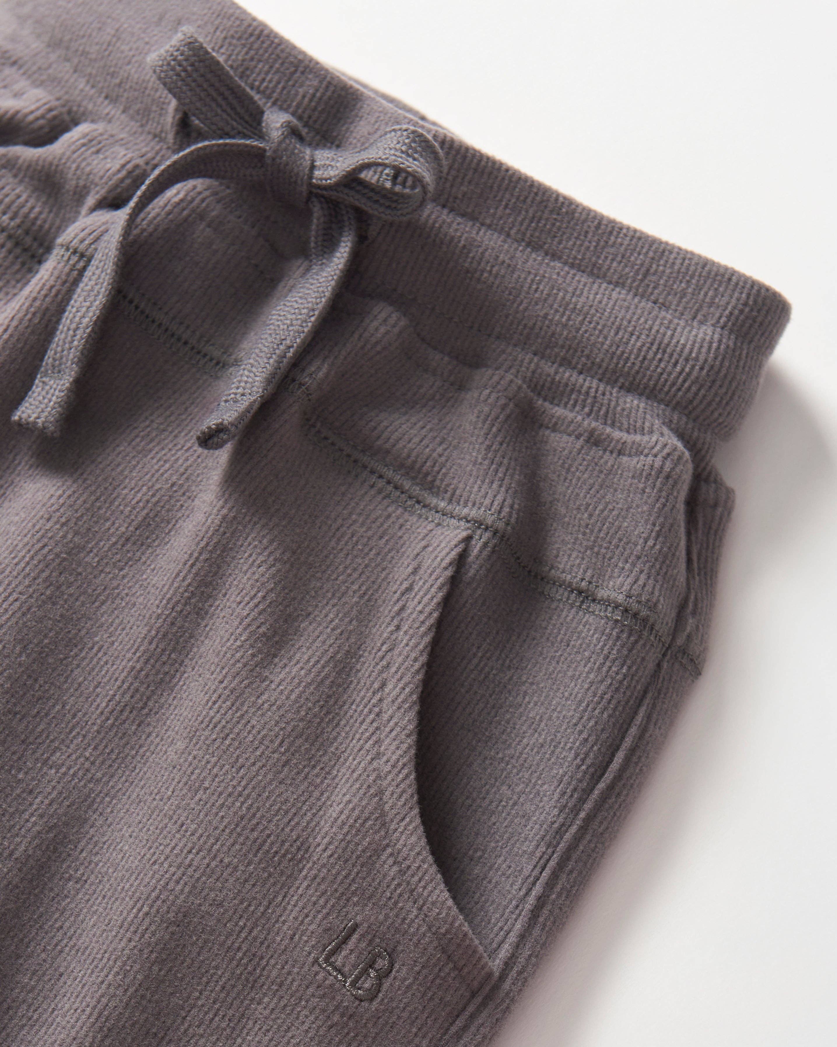 Little Bipsy - Wholesale Lounge Sweatpants/Joggers - Kids - Ribbed Jogger - Graphite5