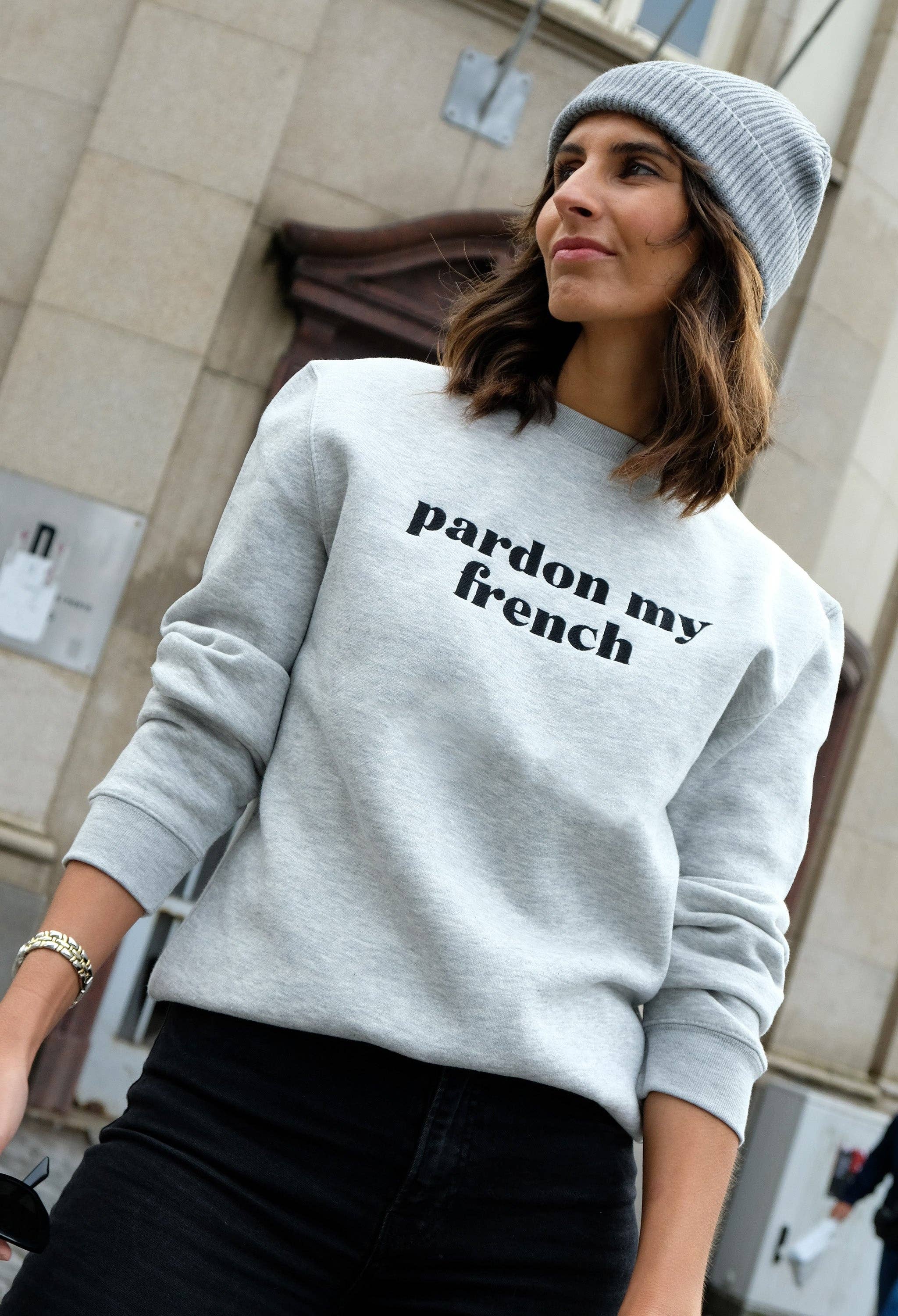 rust & may - Wholesale Sweatshirt - Women's - Unisex Pardon my French Sweatshirt1