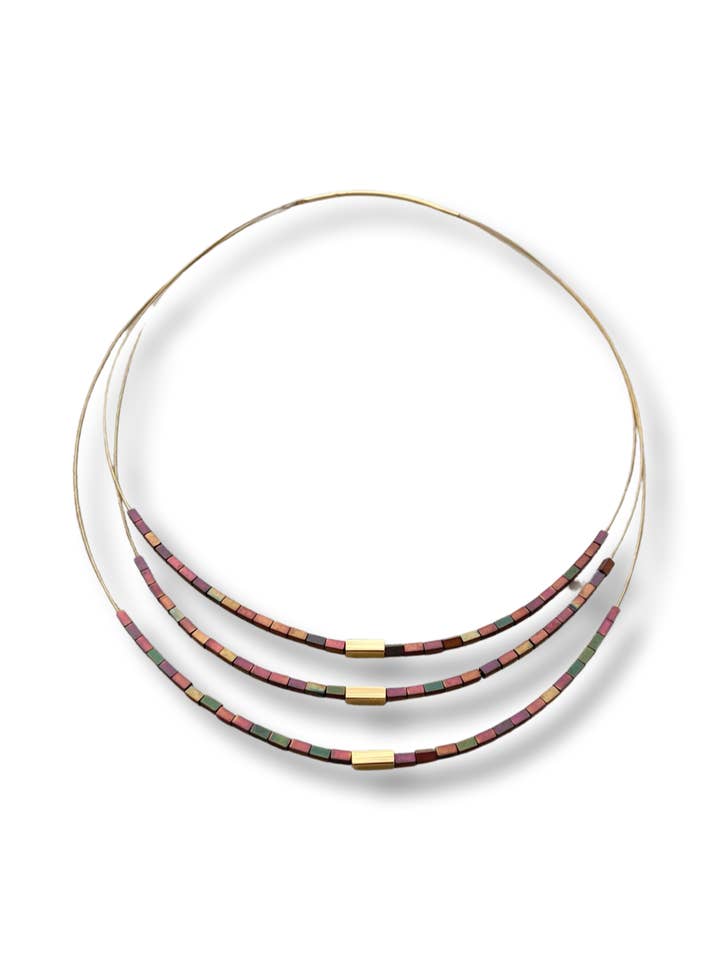 3 Strand necklace for wholesale by Trecy Bleich