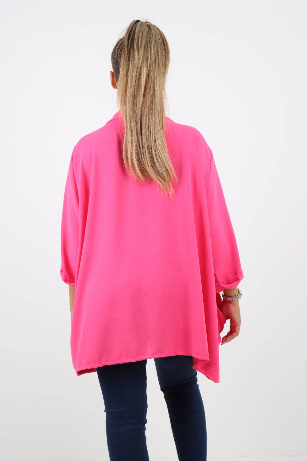 Miss Bold - Venta al por mayor Chaqueta - Mujer - Chaqueta ligera italiana con manga 3/4 y frente abierto19