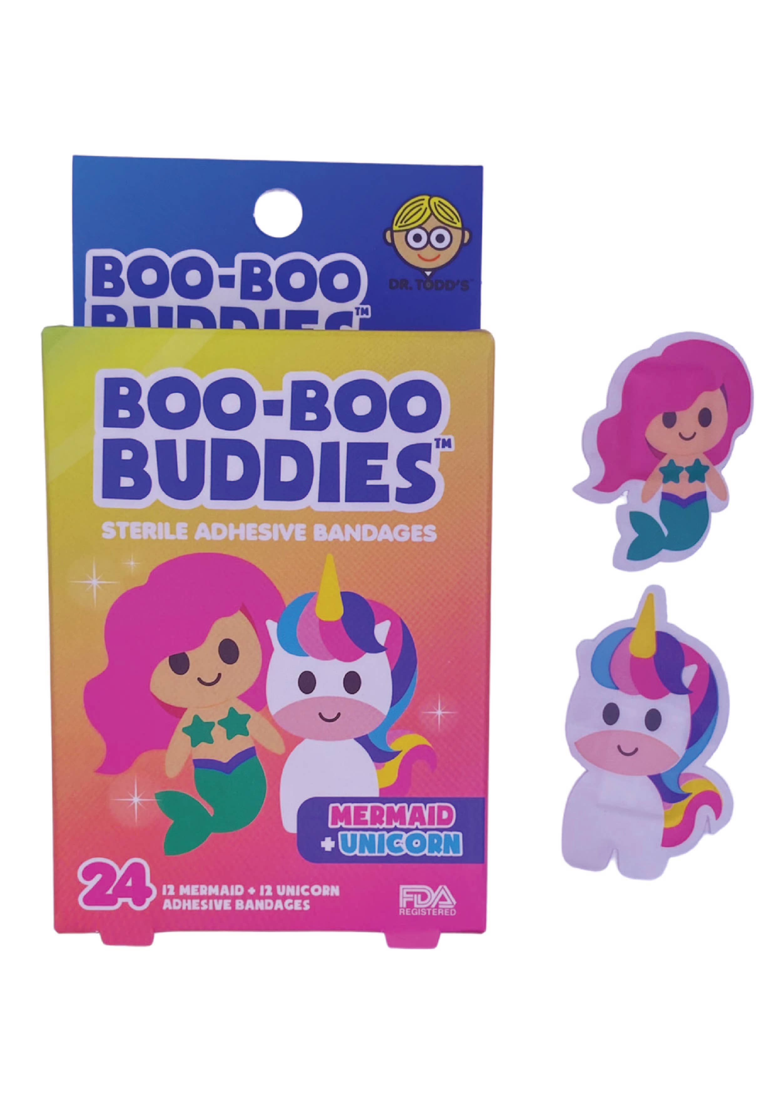 Boo Boo Buddies - Vendita all'ingrosso Cerotti/bende - 36 ESPOSITORI PDQ - Ogni Scatola - 24 Confezioni | Divertente, Impermeabile,16